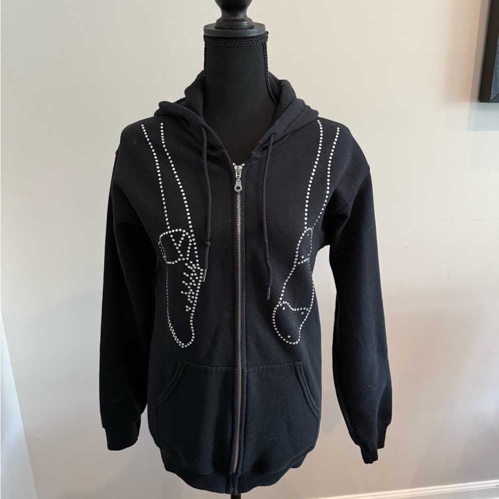 Gildan Heavy Blend Black Hoodie